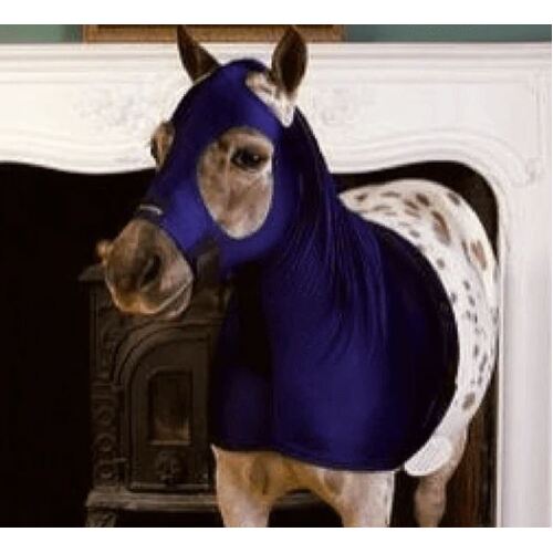 Mini Lycra Hood with Zip [Colour: Black] [Hood Size: Large Mini]
