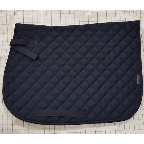 Diamond Quilt Saddlecloth - Pony [Colour: NAVY]