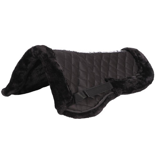 Fleece Lined Half Pad [Colour: Black/Black]