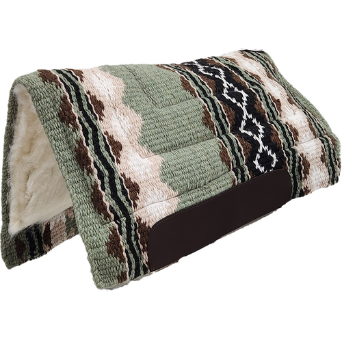 Pasadena Wool Lined Cloth -Multi-coloured - Green