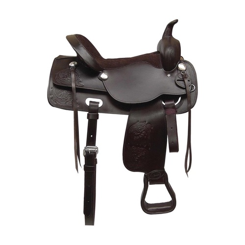 Navaho - Vaquero Western [Size: 17 " BROWN]