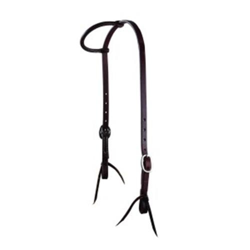 Ranchhand Single Ear Headstall Double Buckle 5/8"