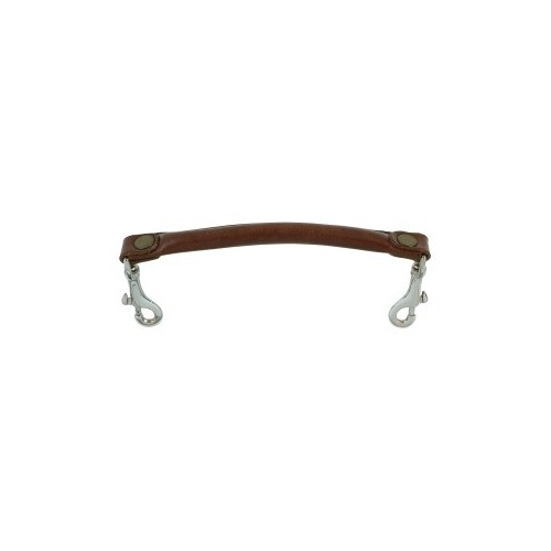 Leather Monkey Grip with clips [Colour: Black]