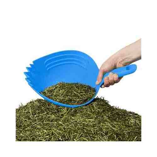 Feed Scoop with Teeth [Colour: Blue]