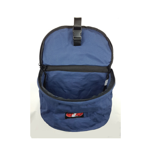 Canvas Collapsible Feed Bag -  Blue