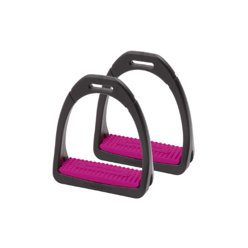 Compositi Premium Stirrups [Colour: Raspberry] [Size: Small]