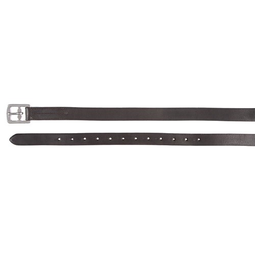 Leather Stirrup Leathers [Colour: Black] [Size: 48"]