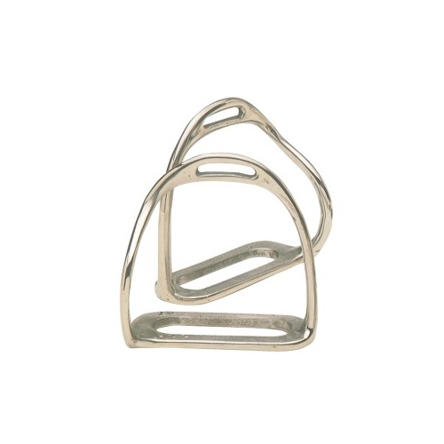 CHROME PLATED BENT LEG SAFETY STIRRUP [SIZE: 3 3/4"]
