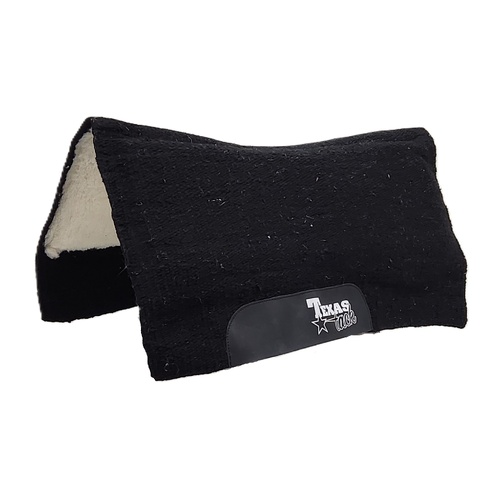 Texas Tack Contoured Saddle Pad Black