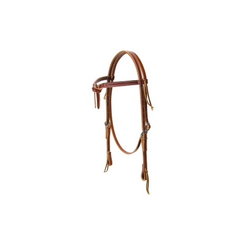 Weaver Deluxe Latigo Knotted Headstall