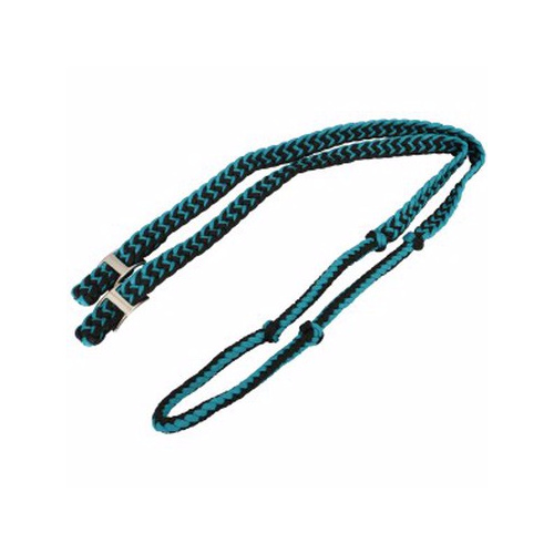 Weaver Nylon Barrel Reins [COLOUR: Lime/Black]