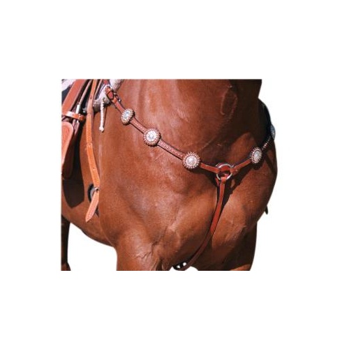 Silver Stud Western Breastplate [Size: Full]