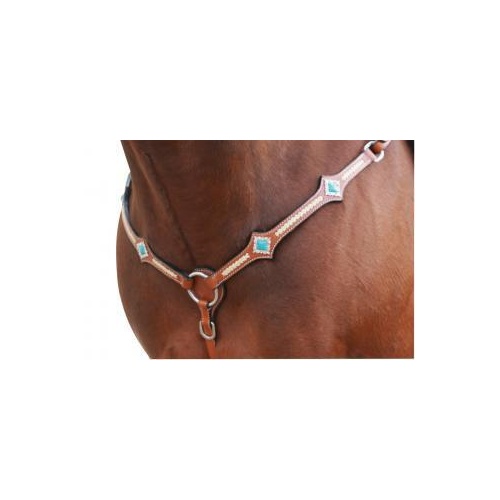 TURQUOISE STONES WESTERN BREASTPLATE [Size: Full]