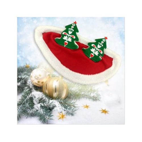 Christmas Horse Cap with Christmas Trees
